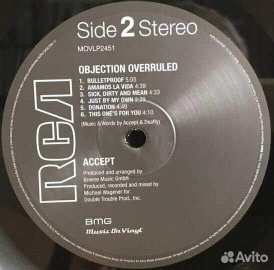 Accept - Objection overulled
