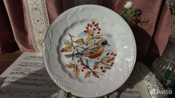 Коллекционная тарелка Weatherby Hanley England