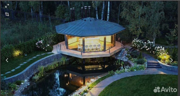 Беседка с мангалом