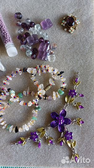 Материалы на переделку в розово- сиреневых тонах