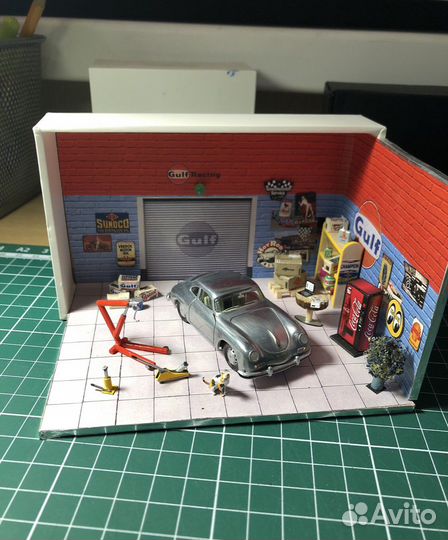 Диорама 1/64 Hot Wheels