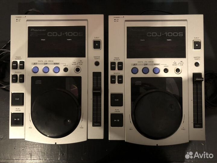 Dj проигрыватель Pioneer CDJ-100S (комплект-2шт)