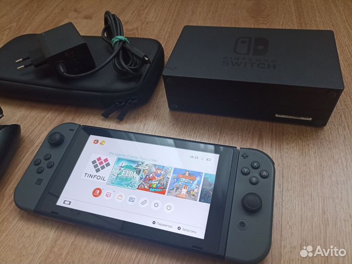 Nintendo Switch прошитый + 20 игр