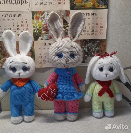 Вязанные игрушки ручной работы