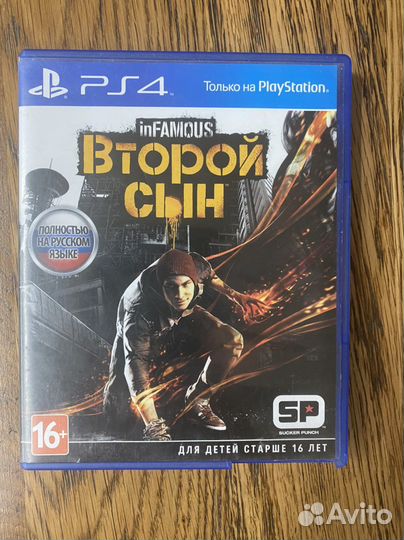 Игра ps4 Infamous:second son