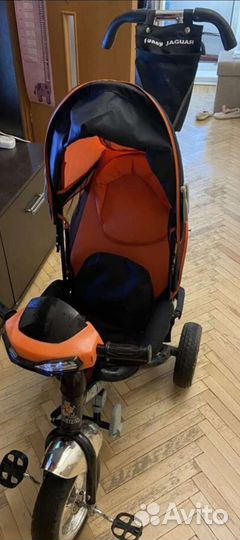 Трехколесный велосипед с родительской ручкой