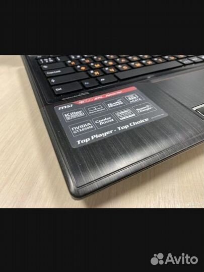Игровой ноутбук msi