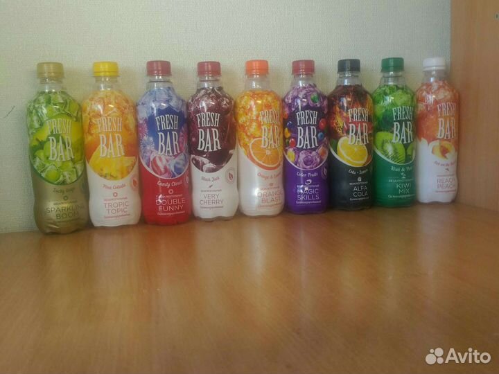 Коллекция бутылок Fresh Bar