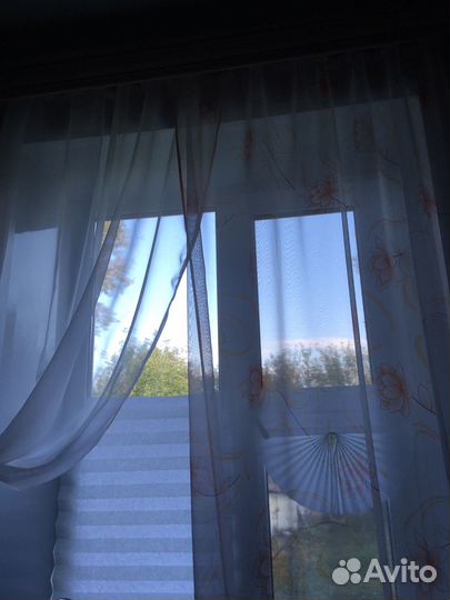 Тюль с карнизом