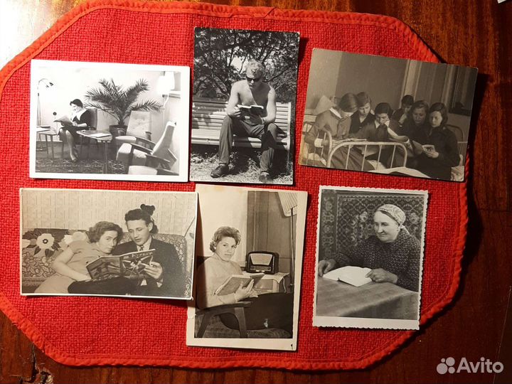 Фото / книголюбы шесть штук/ 1956г. СССР