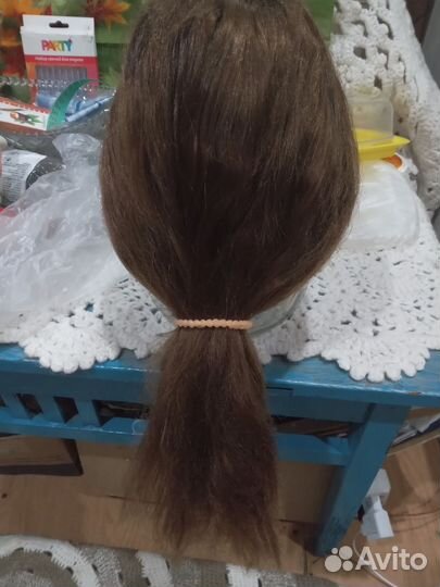 Хвост шиньон на крабе