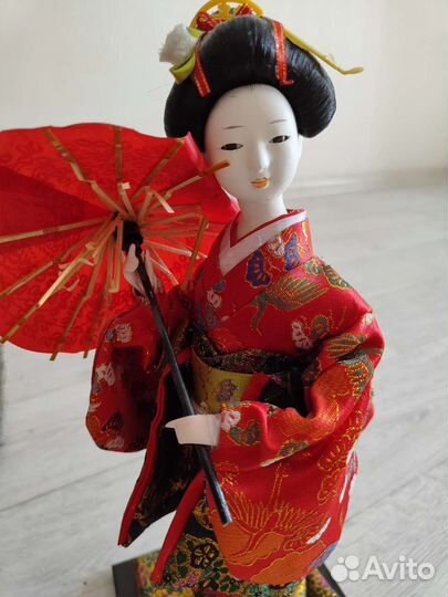 Интерьерная кукла гейша