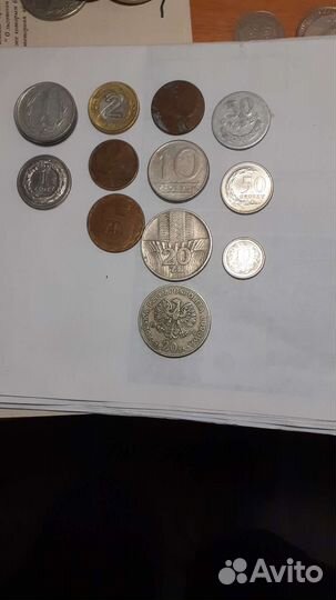 Монеты Польши.1,2,5,10,20 злотых.Гроши 10,50