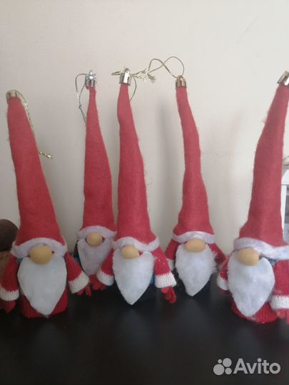 Елочные игрушки (скандинавские гномы)