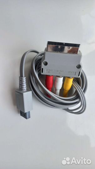 Кабель для Nintendo Wii со scart адаптером