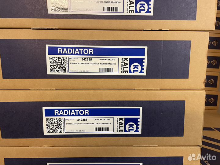 Радиатор hyundai solaris / KIA RIO III 1.4/1.6