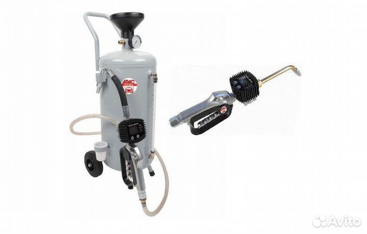 Маслораздатчик расходомером пневмо 24л (италия)