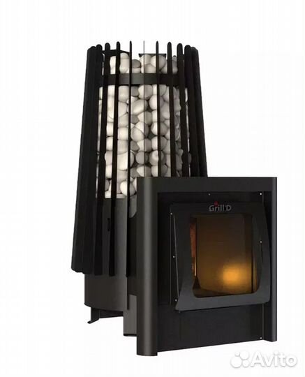 Дровяная банная печь Grill'D Cometa Vega 180 Long