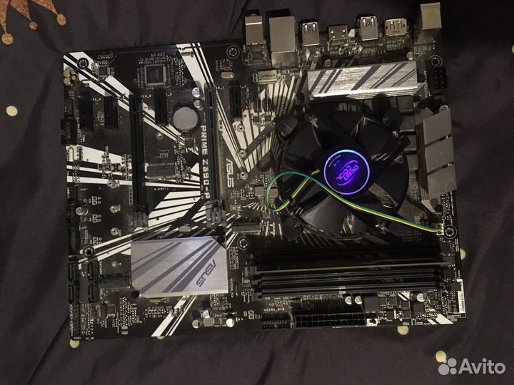 Материнская плата asus prine z 390 p
