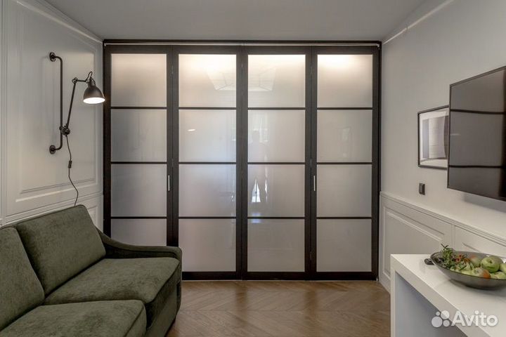 Двери купе перегородки зонирование