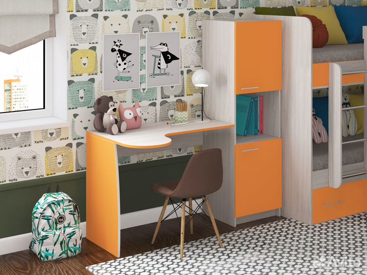 Стол, стеллаж компьютерный