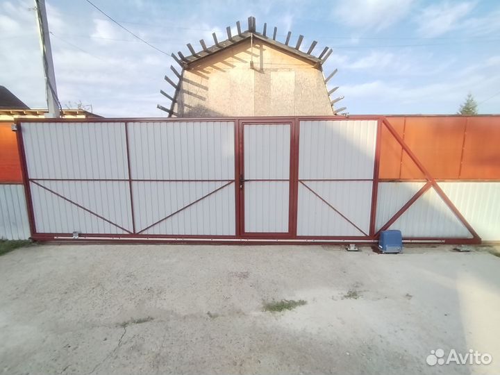 Откатные ворота сделай сам