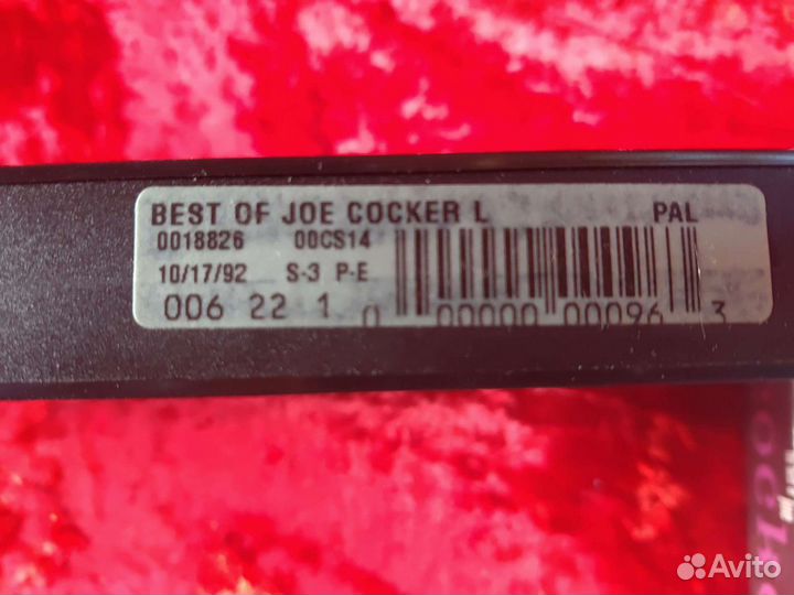 Видеокассета фирм. Joe Cocker live