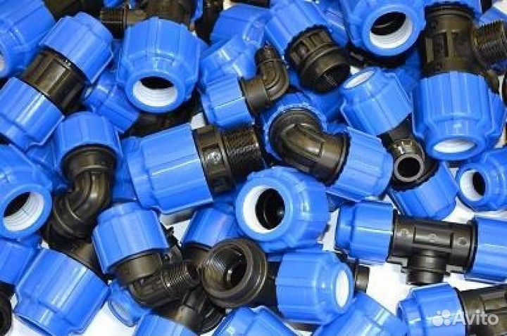 Труба пнд с синей полосой, 20мм, 25мм, 32мм *2,0