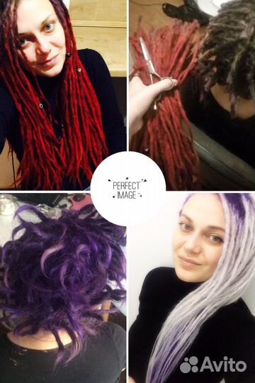 Дреды натуральные андеркат де дреды де косы