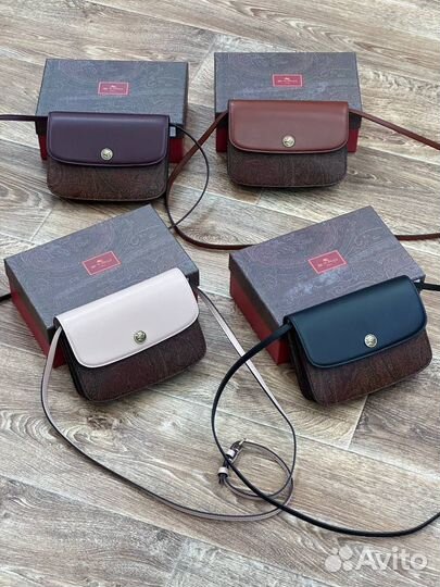 Сумка Etro канва+натуральная кожа