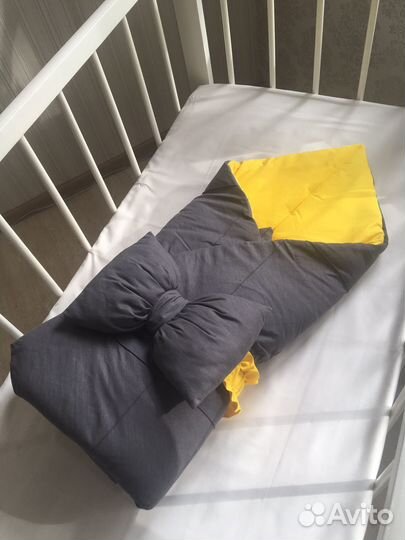 Детское одеяло конверт теплое новое