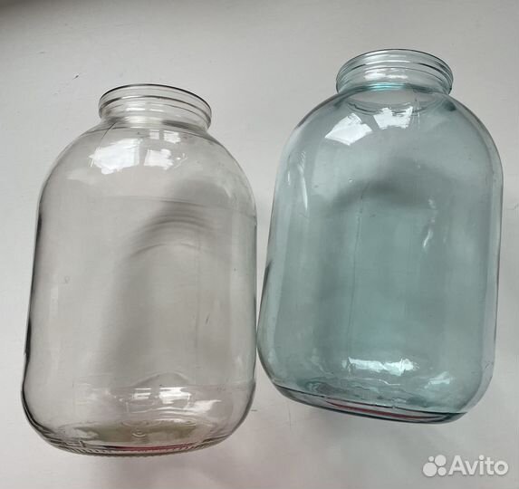 Стеклянная банка 3л и 0,5л