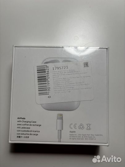 Наушники apple airpods 2 новые