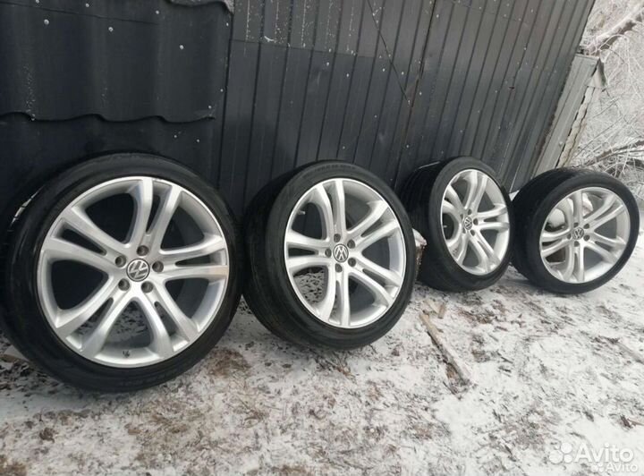 Оригинальные диски на volkswagen tiguan r19