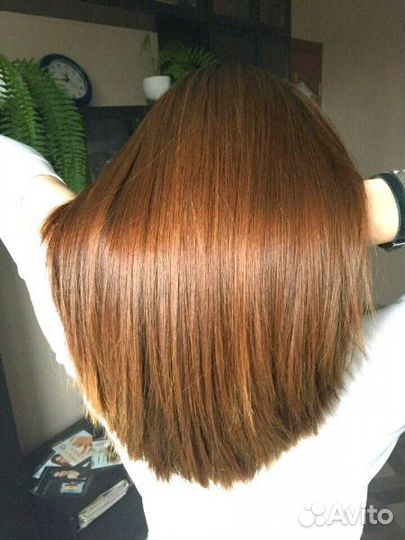 Ботокс для волос, Кератиновое выпрямление