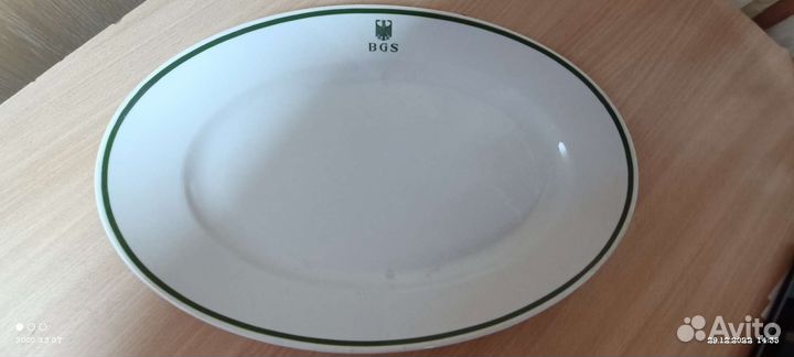 Антикварная Немецкая тарелка