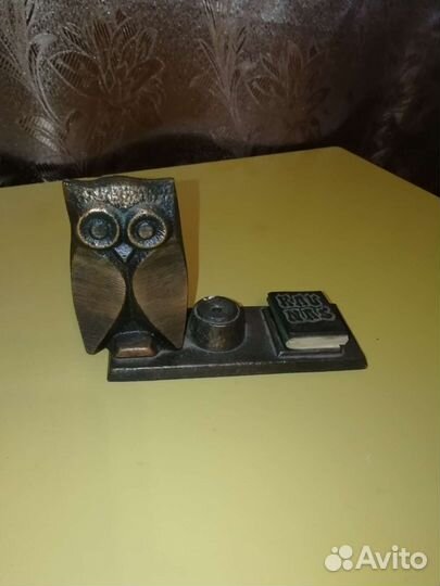 Настольный прибор совушка