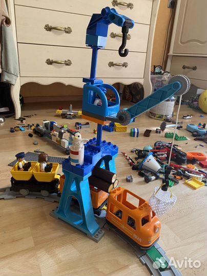 Конструктор lego дупло Town 10875 Грузовой поезд