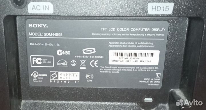 Монитор для компьютера бу