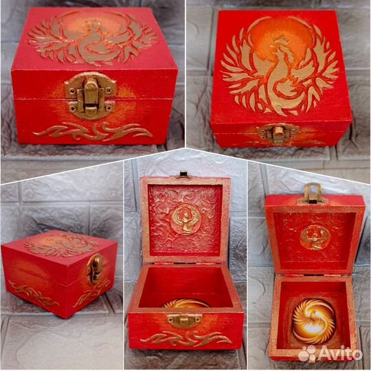 Деревянная шкатулка