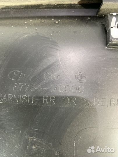 Накладка двери задней правой Hyundai Creta 87734M