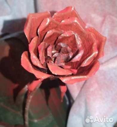 Роза из металла