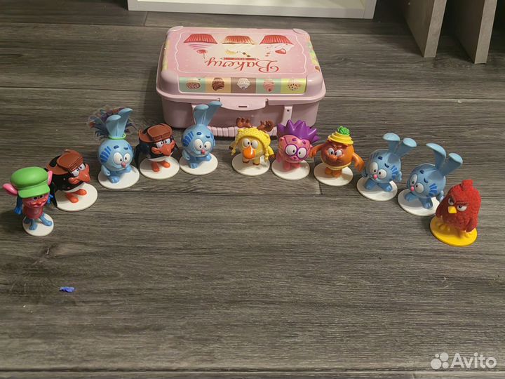 Смешарики из sweet box,angry birds, trolls