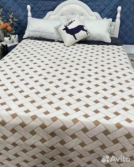 Плед ромбик покрывало