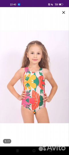Купальник для девочки новый