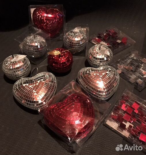 Шар зеркальный на елку,декор,дискошар