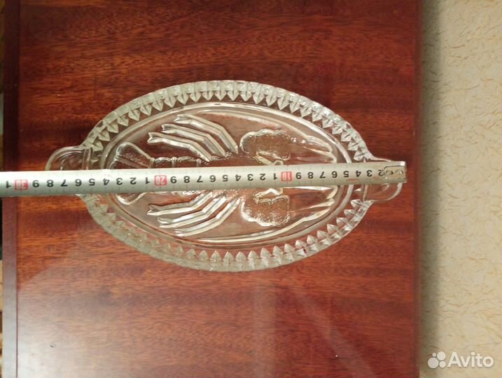 Селедница хрустальная СССР