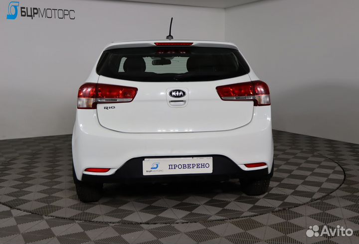 Kia Rio 1.6 МТ, 2017, 89 055 км