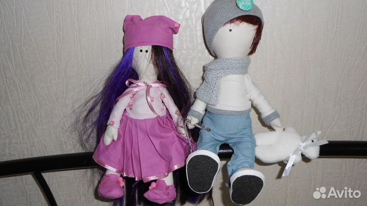 Интерьерная тряпичная кукла