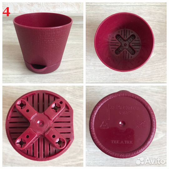 Горшки для цветов (керамика и пластиковые)